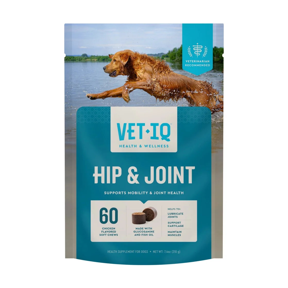 (3 Pack)  Hip & Joint Supplement for Dogs, Chicken Flavored Soft Chews, 60 Count Soft Chews